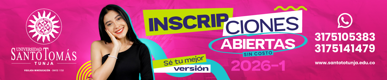 Inscripciones Abiertas Universidad Santo Tomás Tunja